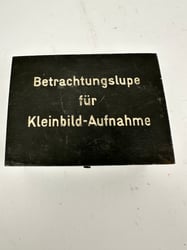 "Betrachtungslupe fur Kleindild-Aufnahmen"