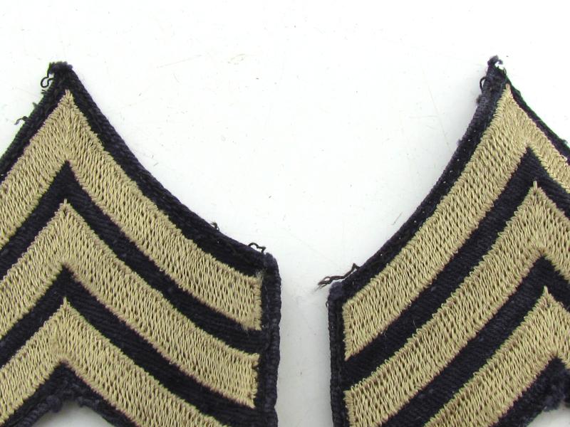 US WWII Sergeant Rank Chevrons