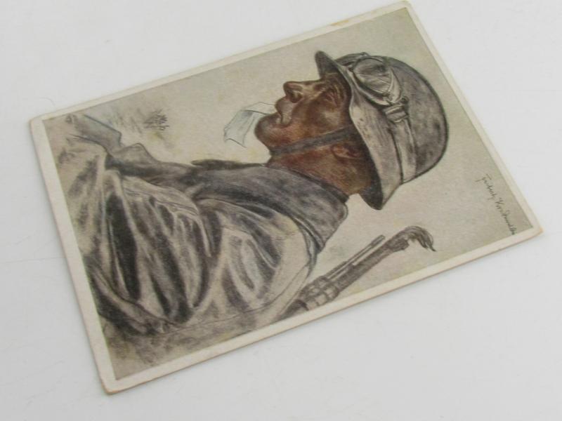 Postcard : Willrich - 'Kradmelder'