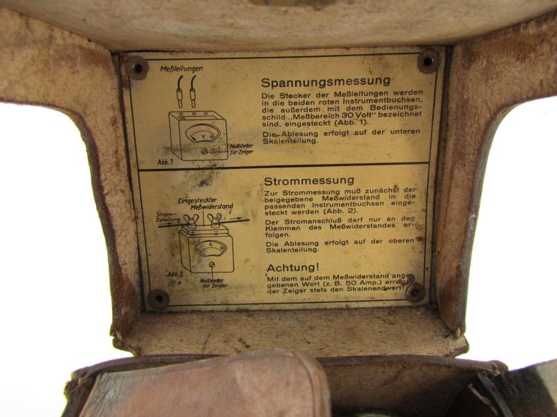 German Field measuring device (volt-ohmmeter )