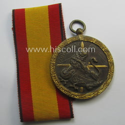 Spanish-issued, Spanish Civil-War commemorative-medal called: 'Medalla de la...