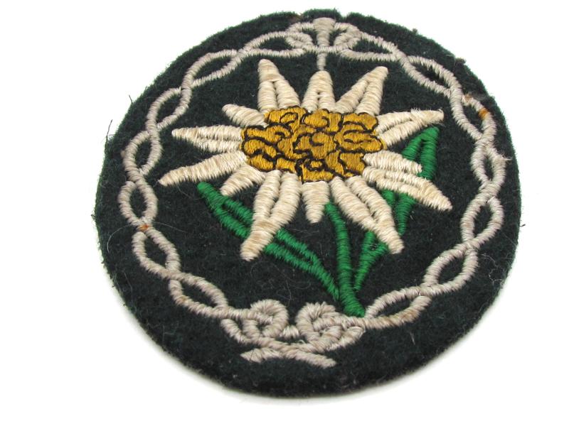 Wehrmacht Gebirgsjäger Edelweiss sleeve badge