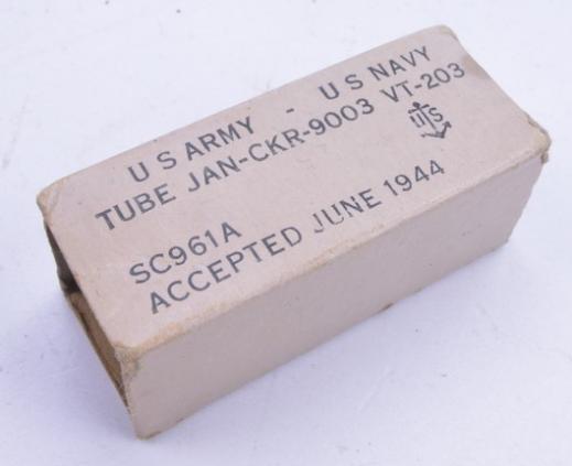 US WW2 Signal Corps Tube VT-203