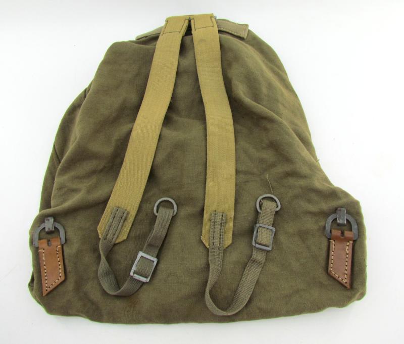 Late War Wehrmacht Backpack  (Rucksack) with Webbing Straps
