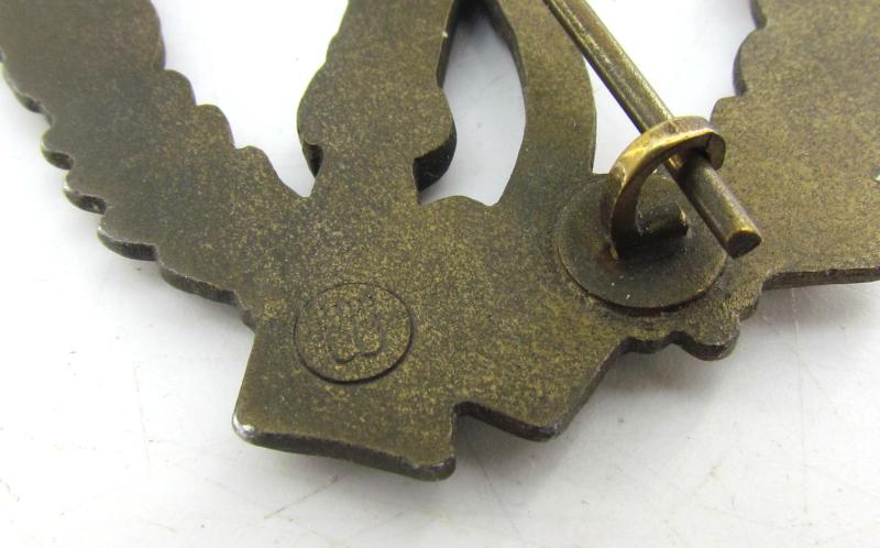 Infantry Assault Badge ( Sturmabzeichen ) in Bronze – Wilhelm Deumer