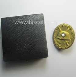 'Verwundeten-Abzeichen in Gold' being a non-maker-marked- and typical...