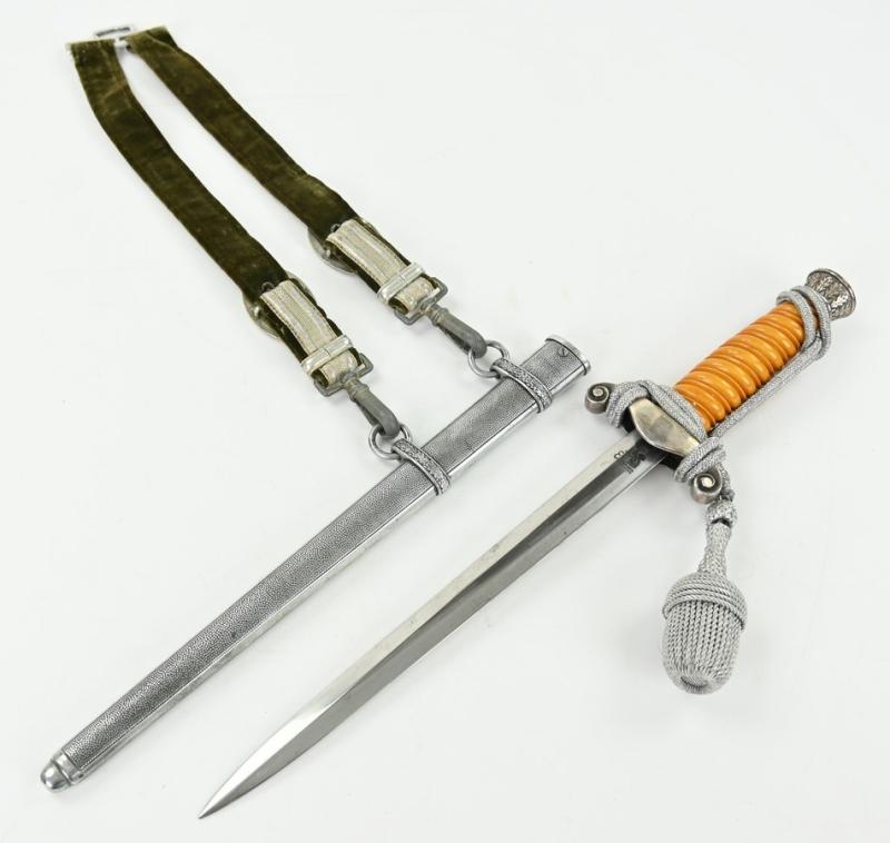 German WH Officer's Dagger with Hanger 'Carl Eickhorn'