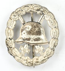 German WW1 Wound Badge in Silver
