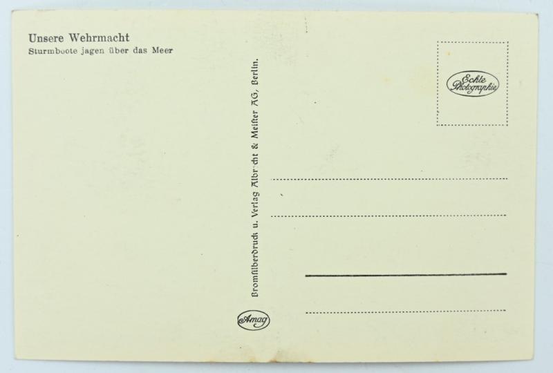 German WH Postcard 'Unsere Wehrmacht'