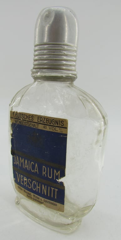 German Jamaica Rum Verschnitt Pocket Bottle – Arthur Mentschel, Berlin-Zehlendorf