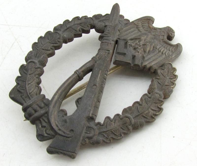 Infantry Assault Badge ( Sturmabzeichen ) in Silver –Fritz Zimmermann Stuttgart