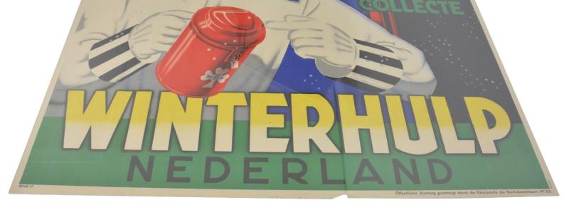 German/Dutch Winterhulp Poster
