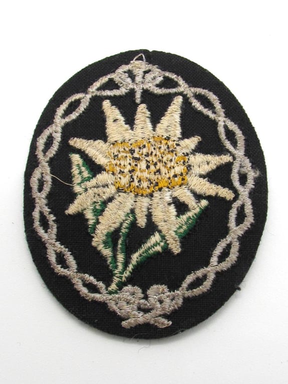 Wehrmacht Gebirgsjäger Edelweiss sleeve badge