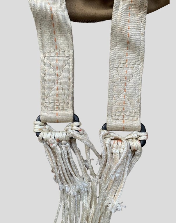 British Airborne Container Parachute in White