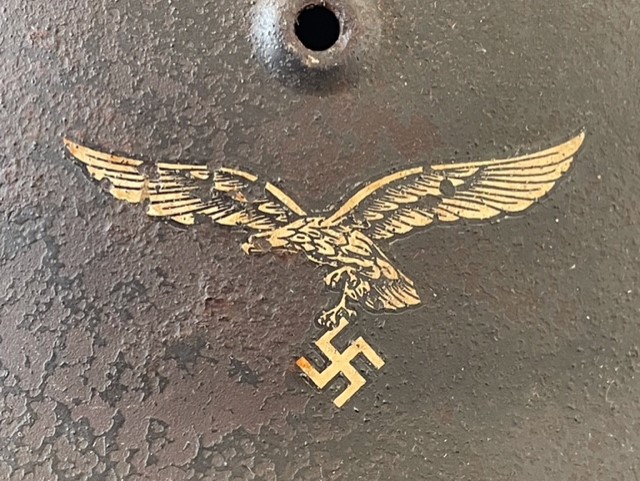 WWII GERMAN LUFTWAFFE SINGLE DECAL M40 COMBAT HELMET SE64