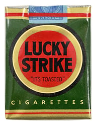 US WW2 Package of Lucky Strike Cigarets