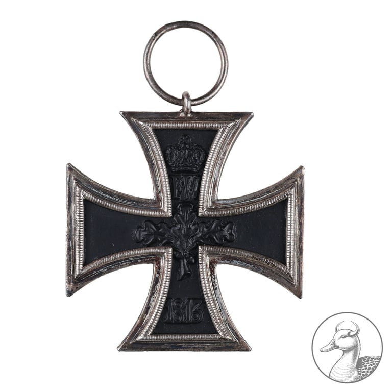 Eisernes Kreuz 2. Klasse 1914 und Ehrenkreuz für Frontkämpfer im Etui