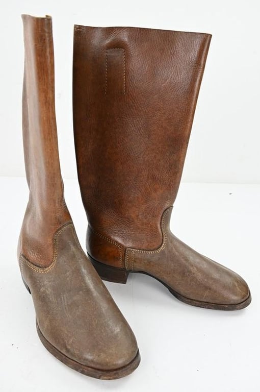 German LW/WH Brown Combat Jackboots