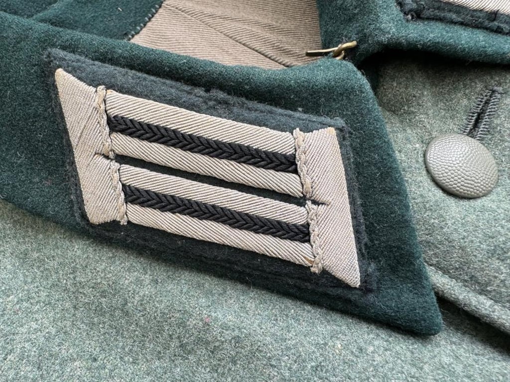 Wehrmacht M36 Officer ( Major ) Panzerzug ( Armoured train ) Tunic with insignia