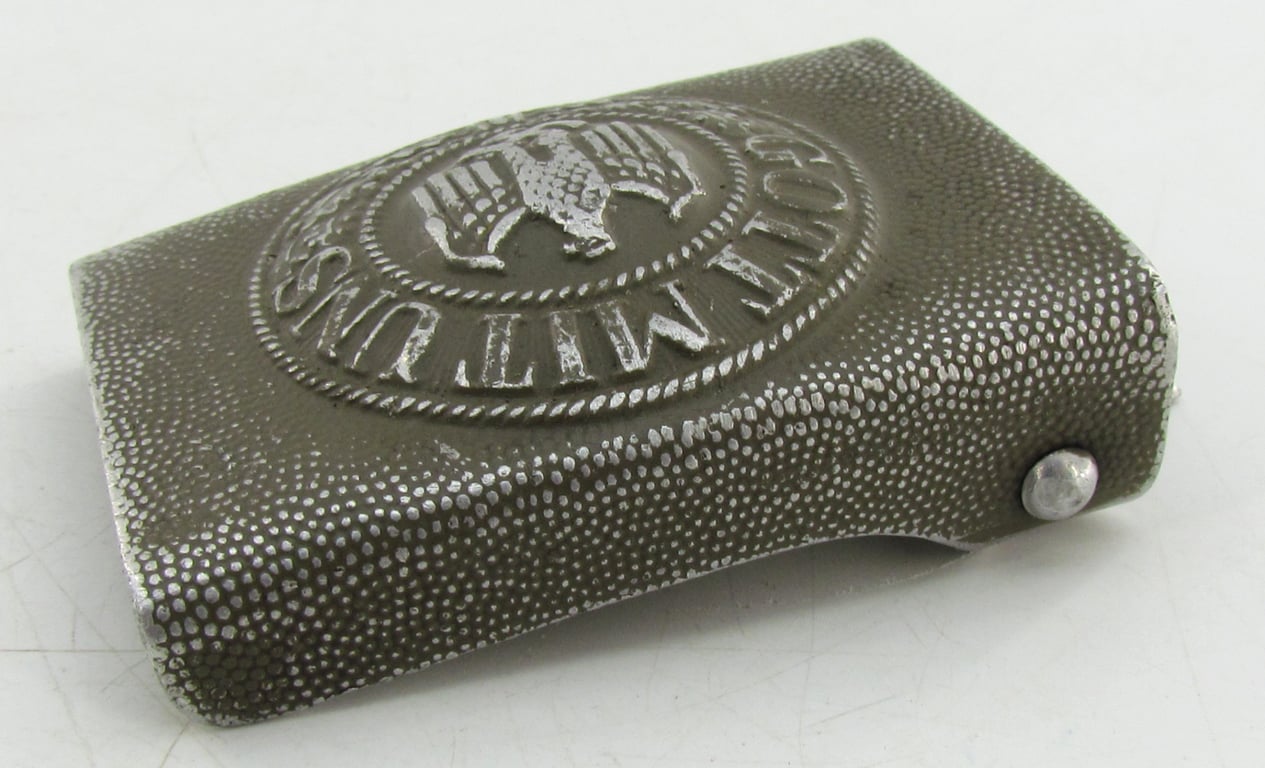 Wehrmacht (Heer) Aluminum Belt Buckle (Green)