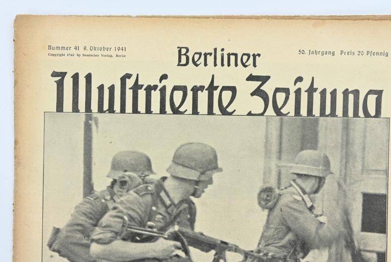 German Berliner Illustrierte Zeitung Newspaper 1941