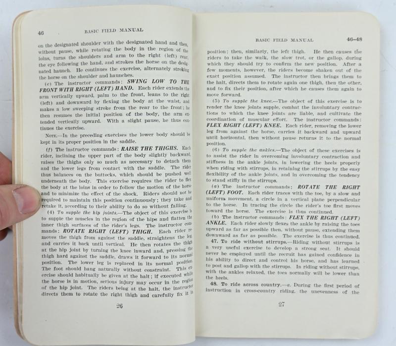 US WW2 FM 25-5 Basic Field Manual 'Animal Transport'