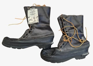 US WWII Shoe Pac Rubber Winter Boots (unissued)