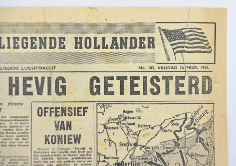 Allied Droppingsflyer 'De Vliegende Hollander' 16 February 1945