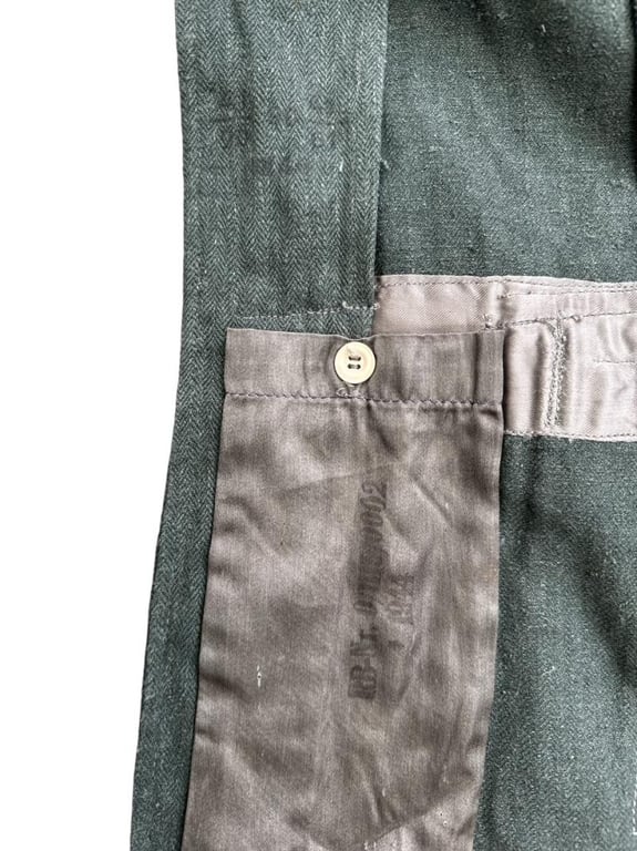 Wehrmacht ( Heer ) ‘Drillich’ (HBT) M43 Field Blouse RB Numbered 1944.