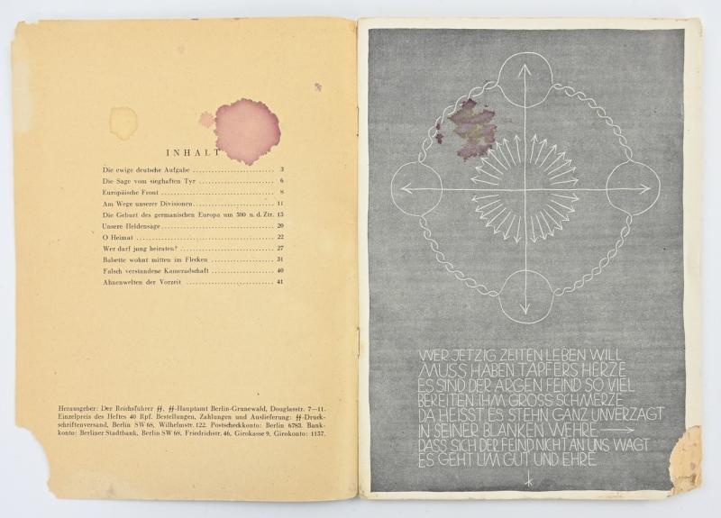 German SS Leifheit Booklet Heft 2, 1944