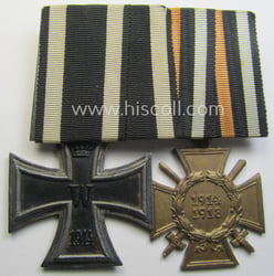 Attractive, WWI-period so-called: 'Doppelspange' (being of the 'detachable-pattern')...