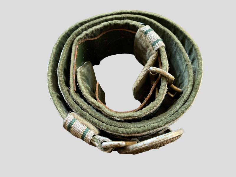 WH (HEER) Officers Brocade Belt and Buckle