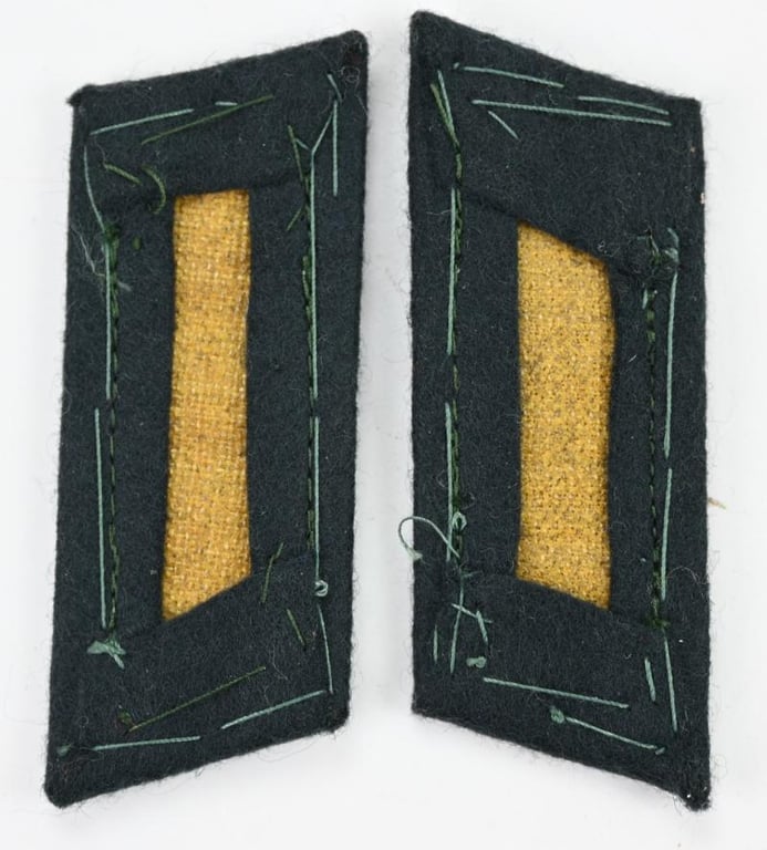 German WH EM Artillery Collar Tabs