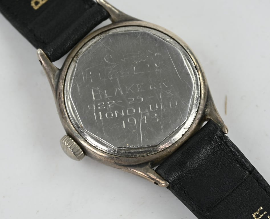 US WW2 Elgin A-11 Service Watch 'Honolulu'