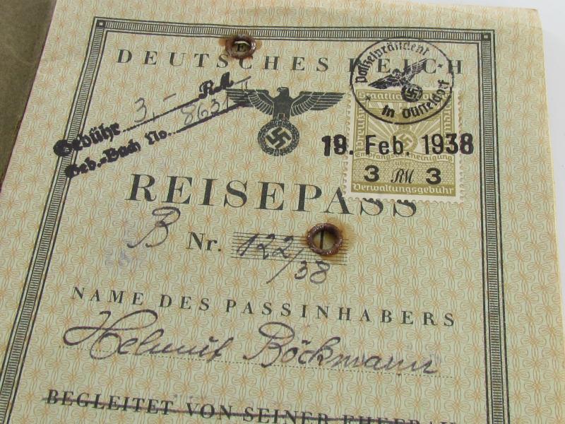 Deutsches Reich Reisepass