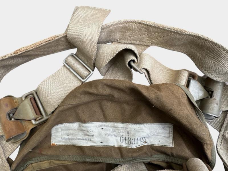 Complete Luftwaffe RZ-20 Parachute Harnass