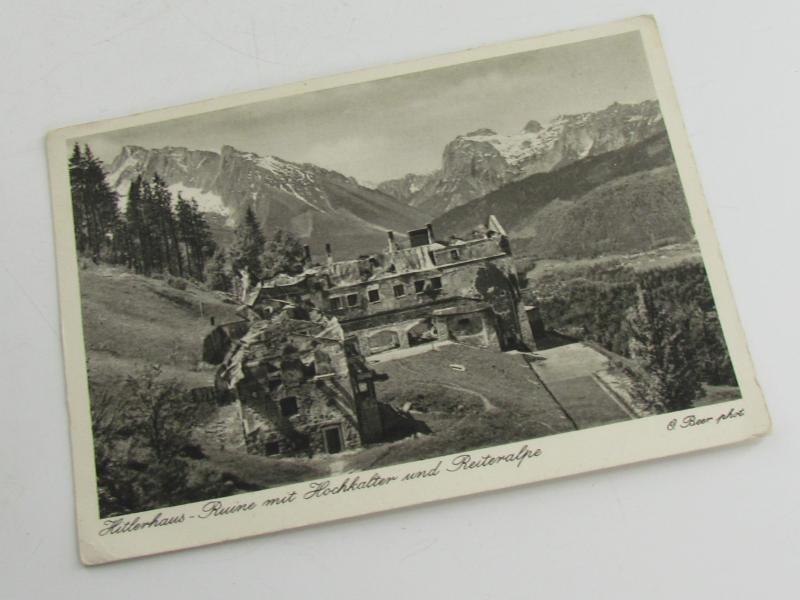 Postcard : Obersalzberg Hitler House after 1945