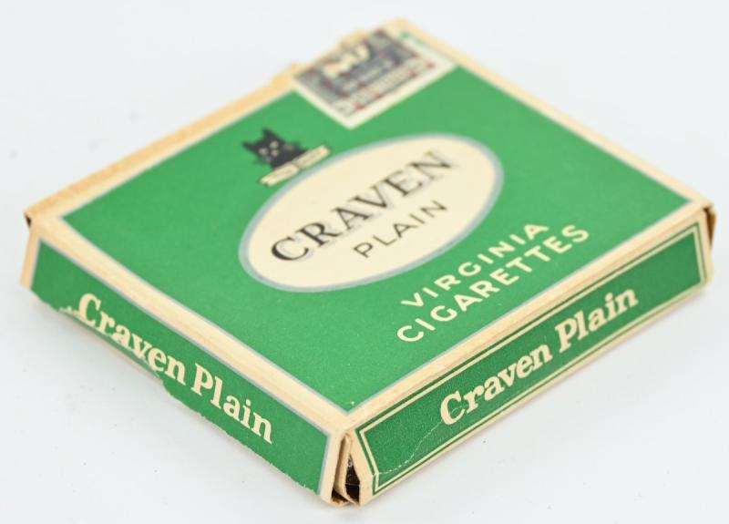 British WW2 Craven Plain Cigarets in Box