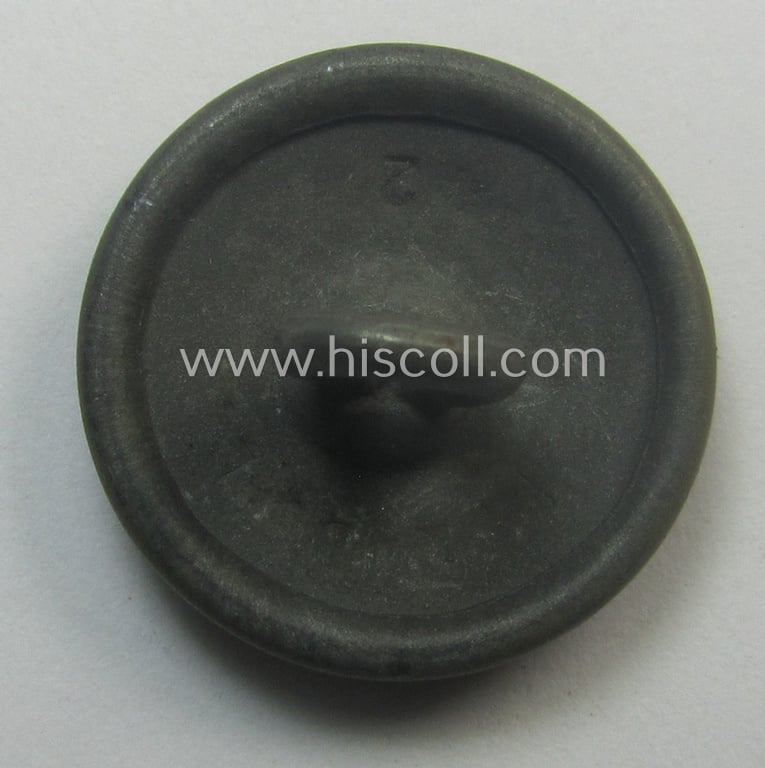 Interesting, 12-pieced set of field-grey- (ie. tan!) coloured, WH (Kriegsmarine o. Küsten-Artillerie) tunic-buttons (ie. 'Uniformknöpfe für Küsten-Marine Einheiten') being non maker-marked examples that come in a 'mint- ie. unissued', condition