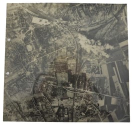 British WW2 Bombing Picture Trainstation Douai France