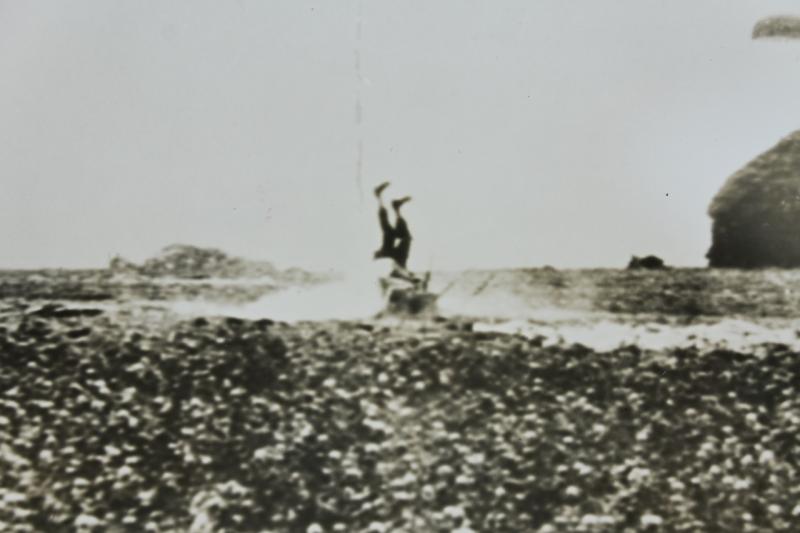 US WW2 Market Garden Press Photo 'Dropzone'
