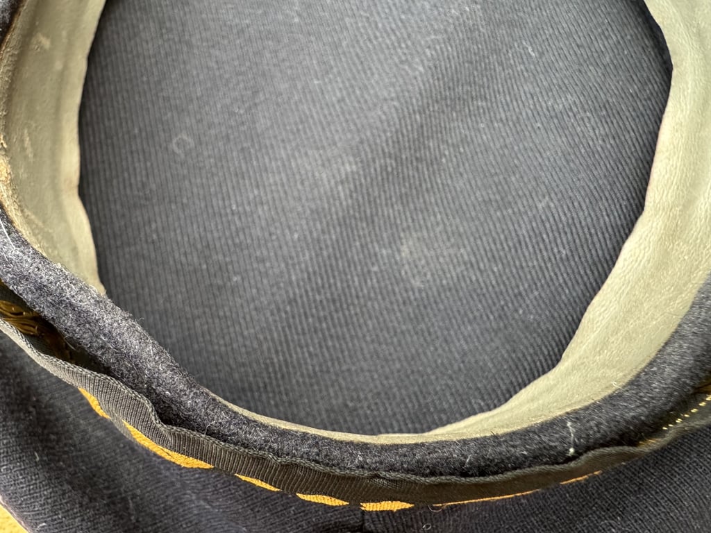 Kriegsmarine Tellermütze (Donald Duck Cap) RB Numbered and dated 1943
