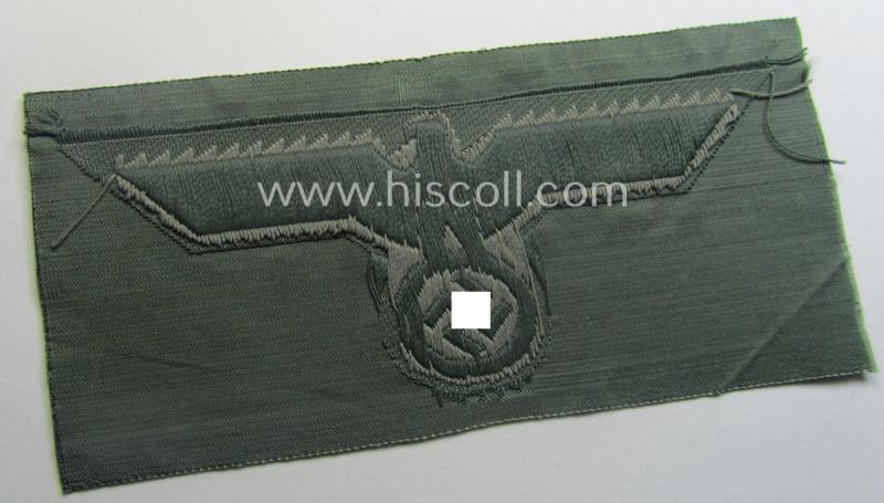 WH (Heeres) breast-eagle in 'BeVo'-weave-pattern