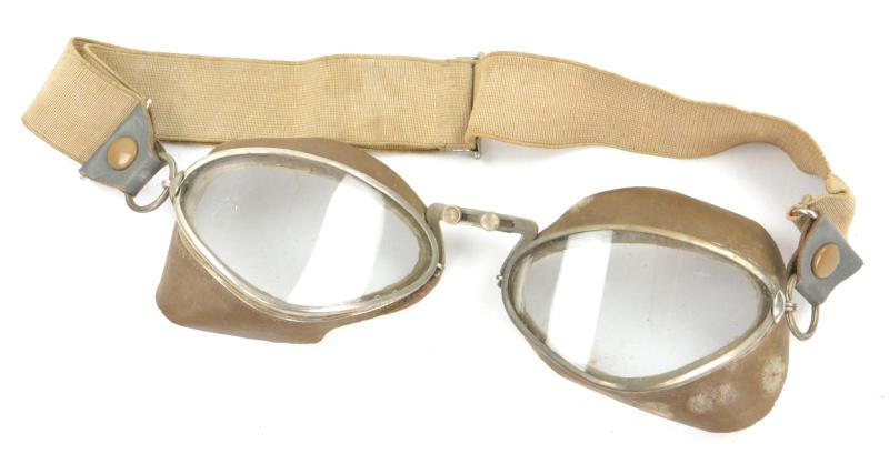 German WH Motorcyclist Goggles in Case