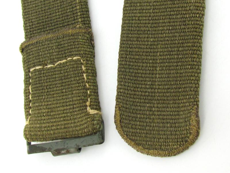Wehrmacht tropical ‘green’ webbing belt 1943 ( Mint )
