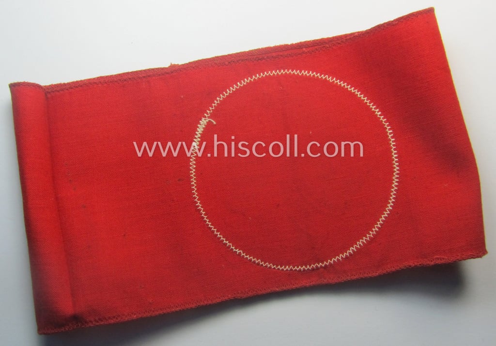 N.S.D.A.P.-related party-armband (ie. 'Armbinde') being of the 'partly woven'-pattern