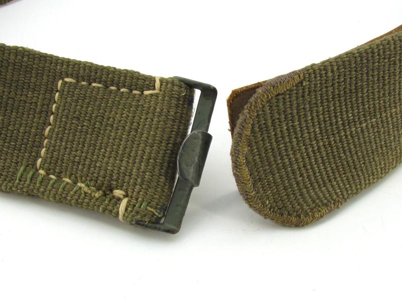 Wehrmacht tropical ‘green’ webbing belt 1943 ( Mint )