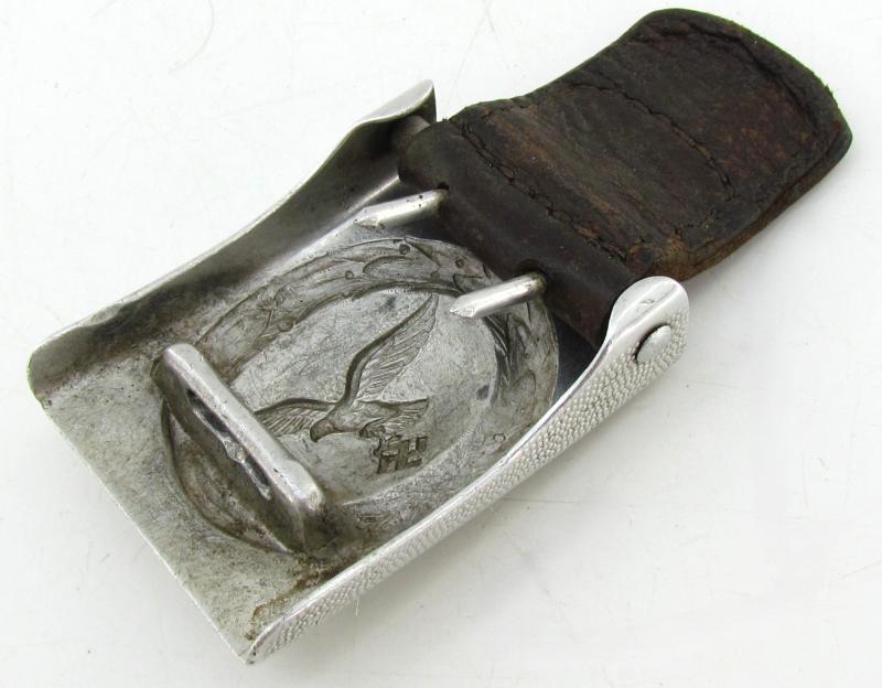 Luftwaffe Tabbed Aluminum Buckle 1939 ( JMO )