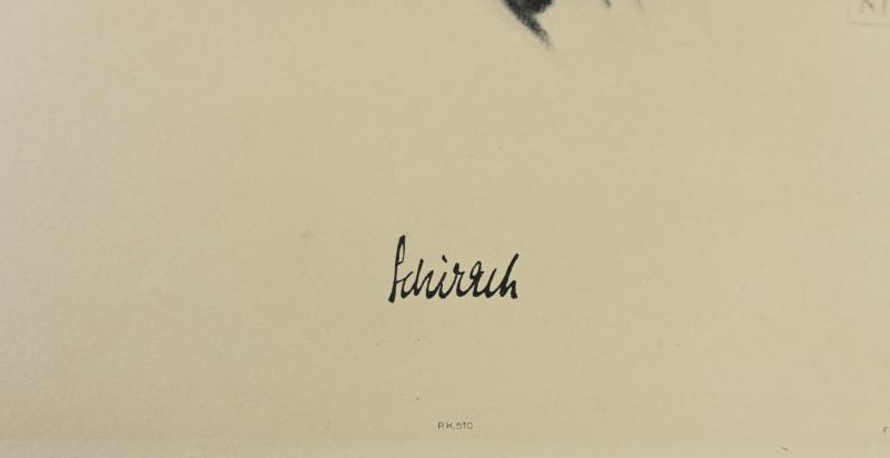German Portrait Print/Litho of Baldur von Schirach by K.J.Böhringer