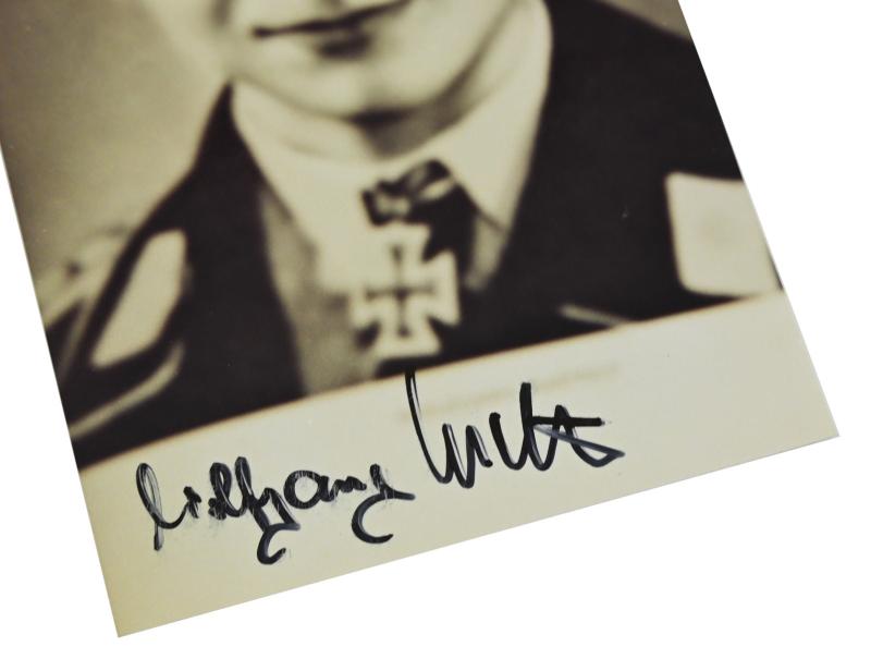 Signature of Luftwaffe Recipient 'Wolfgang Hartelt'